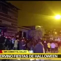 PNP intervino fiestas de Halloween 