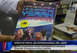 Celebre el Día del Libro con los descuentos que ofrecen las librerías