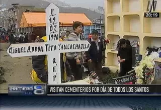 Día de Todos los Santos: así fue la celebración en el cementerio Nueva Esperanza