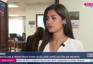 Diana Gonzáles sobre el Reinfo: Ejecutivo no está haciendo otra cosa que guardar silencio