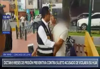 Dictan nueve meses de prisión preventiva para sujeto acusado de violar a su hija