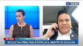 Congresista Bazán: "Estamos en proceso de recolección de firmas" - Noticias de diego-penny