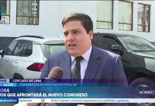 Diego Bazán: "Ningún diputado o senador de Renovación Popular va a integrar un gabinete de Fuerza Popular"