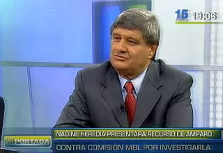 Diez Canseco: El problema no es cuánta plata reciben los partidos sino quién aporta