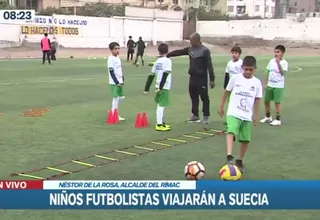 Diez promesas del fútbol viajarán a Suecia para representar al Perú