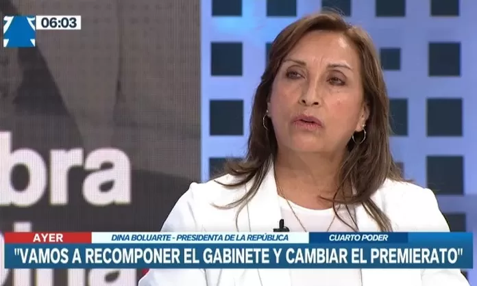 Dina Boluarte Anunció Recomposición Del Gabinete Y Cambio De Premier