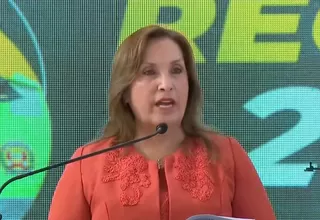 Dina Boluarte a los candidatos: No se agarren del gobierno