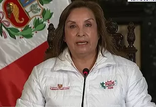 Dina Boluarte: Capturamos delincuentes que no salen en noticias