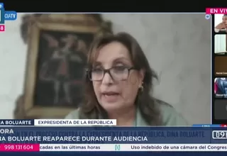 Dina Boluarte confunde a juez y es corregida durante audiencia