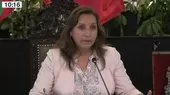 Dina Boluarte: Cuando asumí el cargo como presidenta, por sucesión constitucional, no pensé que iba haber tremenda violencia  - Noticias de fuerzas-armadas