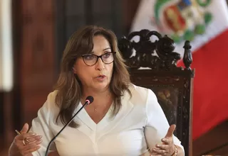 Dina Boluarte culminó diligencia y se retiró de la Fiscalía