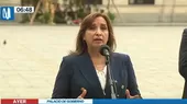 Dina Boluarte descartó adelanto de elecciones - Noticias de adelanto-elecciones