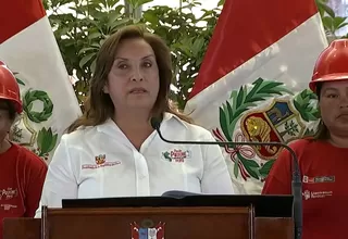 Dina Boluarte dice no temer a críticas ni infamias