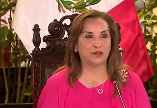 Dina Boluarte: Estamos dando pasos concretos frente al crimen