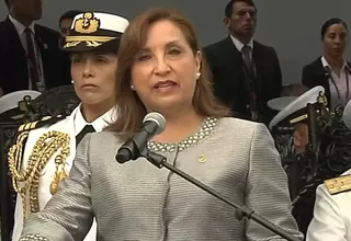 Dina Boluarte felicitó a la PNP por abatir a Maldito Cris