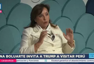 Dina Boluarte invita a Donald Trump a sostener reunión bilateral