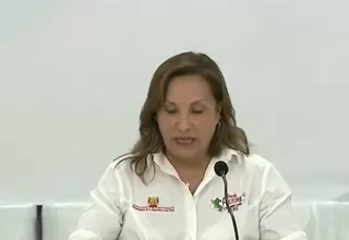 Dina Boluarte lanza mensaje a delincuentes: Muy pronto van a caer