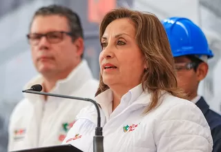 Dina Boluarte: "Mi Gobierno se mantiene firme"