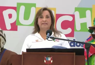 Dina Boluarte: “Nos atacan porque no tenemos rabo de paja”