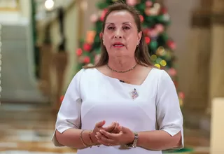 Dina Boluarte pide unidad en mensaje por Navidad