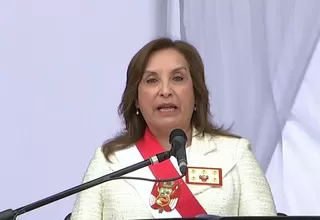 Dina Boluarte reafirma lucha sin cálculo político