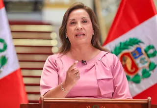 Dina Boluarte saluda elección del papa León XIV