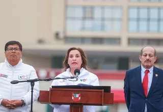 Dina Boluarte: “Somos frontales contra la corrupción”