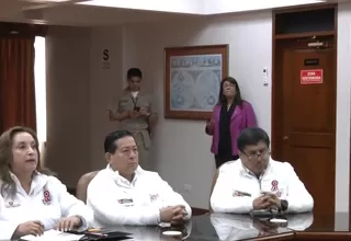 Presidenta Dina Boluarte supervisó alerta de tsunami desde el Callao