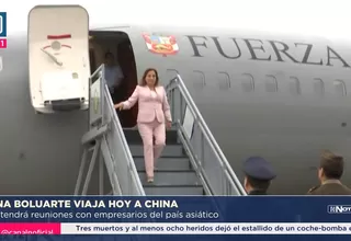 Dina Boluarte viaja hoy a China en compañía de ministros de Estado