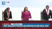 Dina Boluarte y José Williams participaron en la apertura de año fiscal 2023 - Noticias de fiscal
