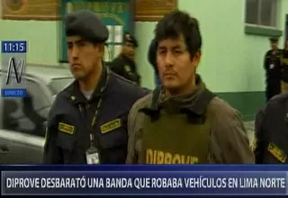 La Diprove captura a una banda de roba autos en Lima Norte