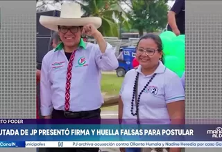 Diputada de JP presentó firma y huella falsas para su postulación