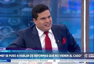 Diputado Diego Bazán pide salida del jefe de la PNP, Oscar Arriola