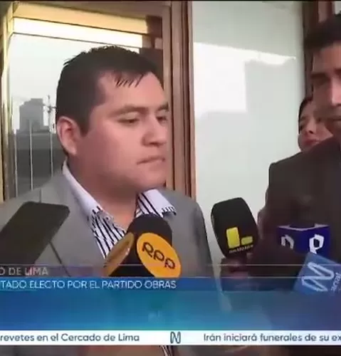 Diputado electo por el partido Obras: "Roberto Sánchez va a tener que respetar la decisión que adopte el JNE"