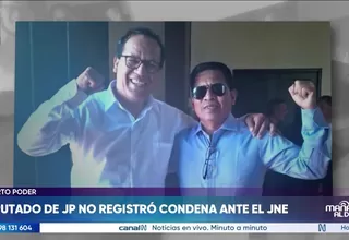 Diputado de Juntos por el Perú no registró condena ante JNE