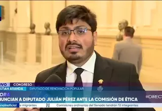 Diputado de Renovación Popular solicita formalmente la suspensión por 120 días de Julián Malqui