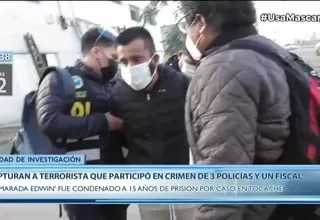 Dircote capturó a terrorista que participó en crimen de 3 policías y un fiscal