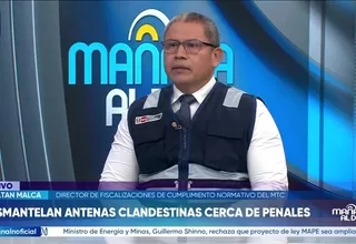 Director de Fiscalizaciones del MTC: Bloqueadores cumplen parámetros en el perímetro de 200 metros