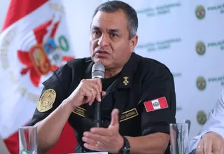 Director PNP: Les garantizo que malos policías serán detenidos por sus compañeros