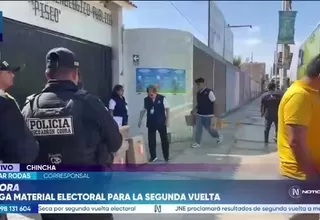 Distribuyen material electoral en Chanchamayo y Pisco para segunda vuelta