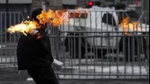 Disturbios en el 49 aniversario del golpe de Estado en Chile - Noticias de augusto-caceres