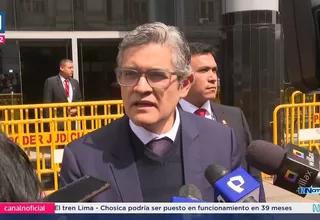 Domingo Pérez: "Jorge Cuba fugó gracias a una ley del Congreso"