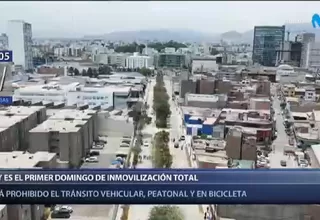 Domingos: Hoy rige la inmovilización social obligatoria en lugares de riesgo extremo