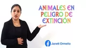 Dos minutos para aprender: Animales en peligros de extinción  - Noticias de extincion