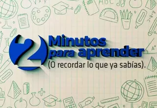 Dos minutos para aprender: La cinemática