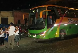 Dos muertos dejó asalto a bus interprovincial en la vía Los Libertadores