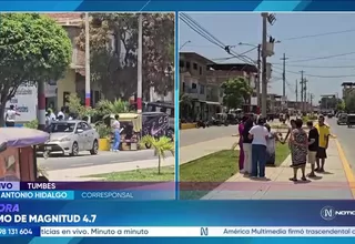 Alarma en Tumbes por dos sismos consecutivos: No se reportan daños materiales ni personales
