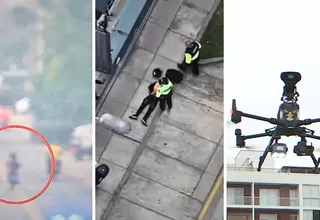 Drone ayudó a capturar a ladrón que huyó desde Miraflores