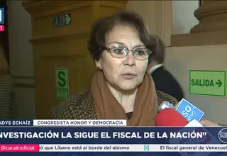 Echaíz: Fiscal de la Nación debe investigar a Domingo Pérez