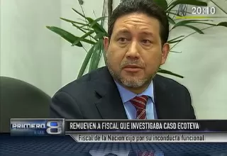 Ecoteva: nueva fiscal no conoce el caso, aseguró Marco Cárdenas